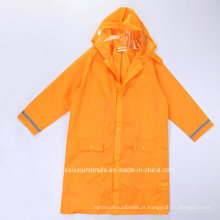 Promocionais Cor Personalizada Atacado Recyclable Adulto Raincoat